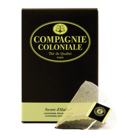 Thé Secret d'Aladin en Sachet Cristal Compagnie Coloniale