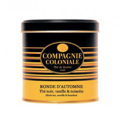 Thé Ronde d'Automne en Boite Métal Luxe Compagnie Coloniale