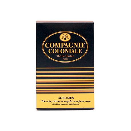 Thé Agrumes en Sachet Cristal Compagnie Coloniale