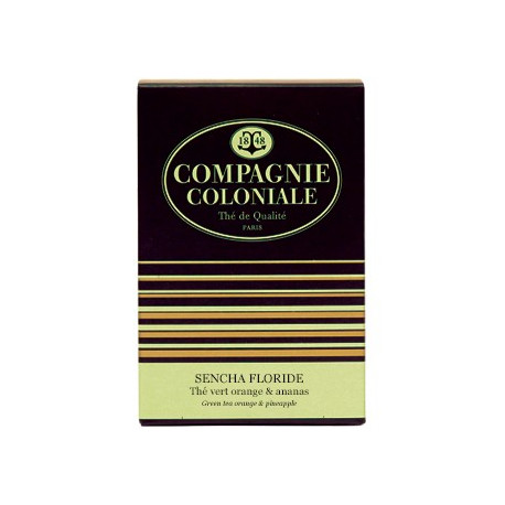 Thé vert Sencha Floride  en sachets cristal Compagnie Coloniale