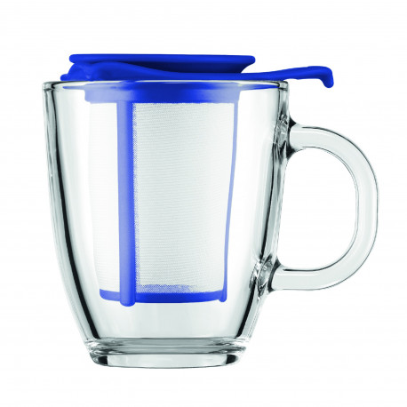 Tasse en Verre 0.35l avec filtre couleur - Bodum