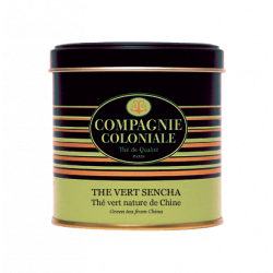 Thé vert Sencha de Chine en boite Métal Luxe - Compagnie Coloniale
